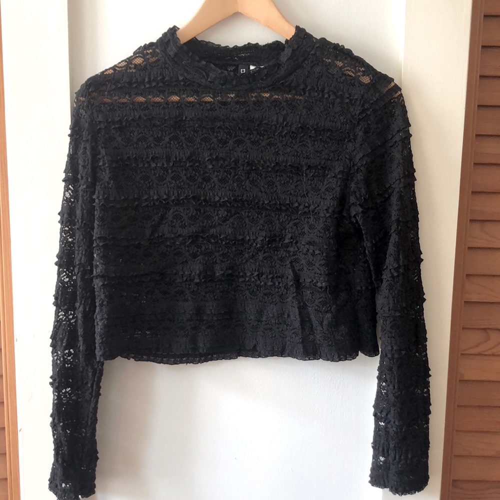 Cropped lace Shirt